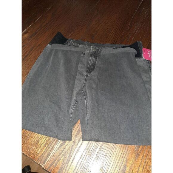 New Size 10 Maternity Isabel Maternity  Faded Black Denim Jeans NWT - Picture 6 of 7